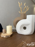 Vase Boucle Blanc